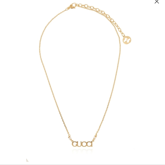 Authentic Gucci Logo Necklace Charm - Picture 5 of 11